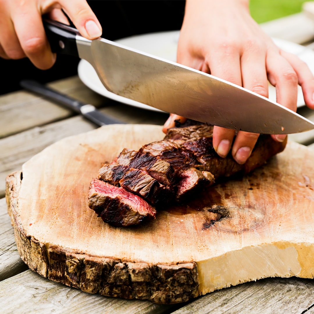 bbq vlees snijden