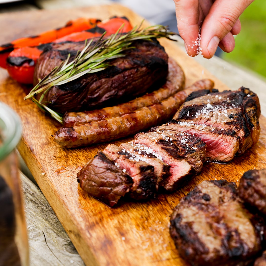 bbq vlees zout