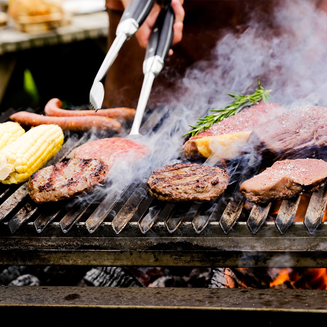 vlees op de bbq
