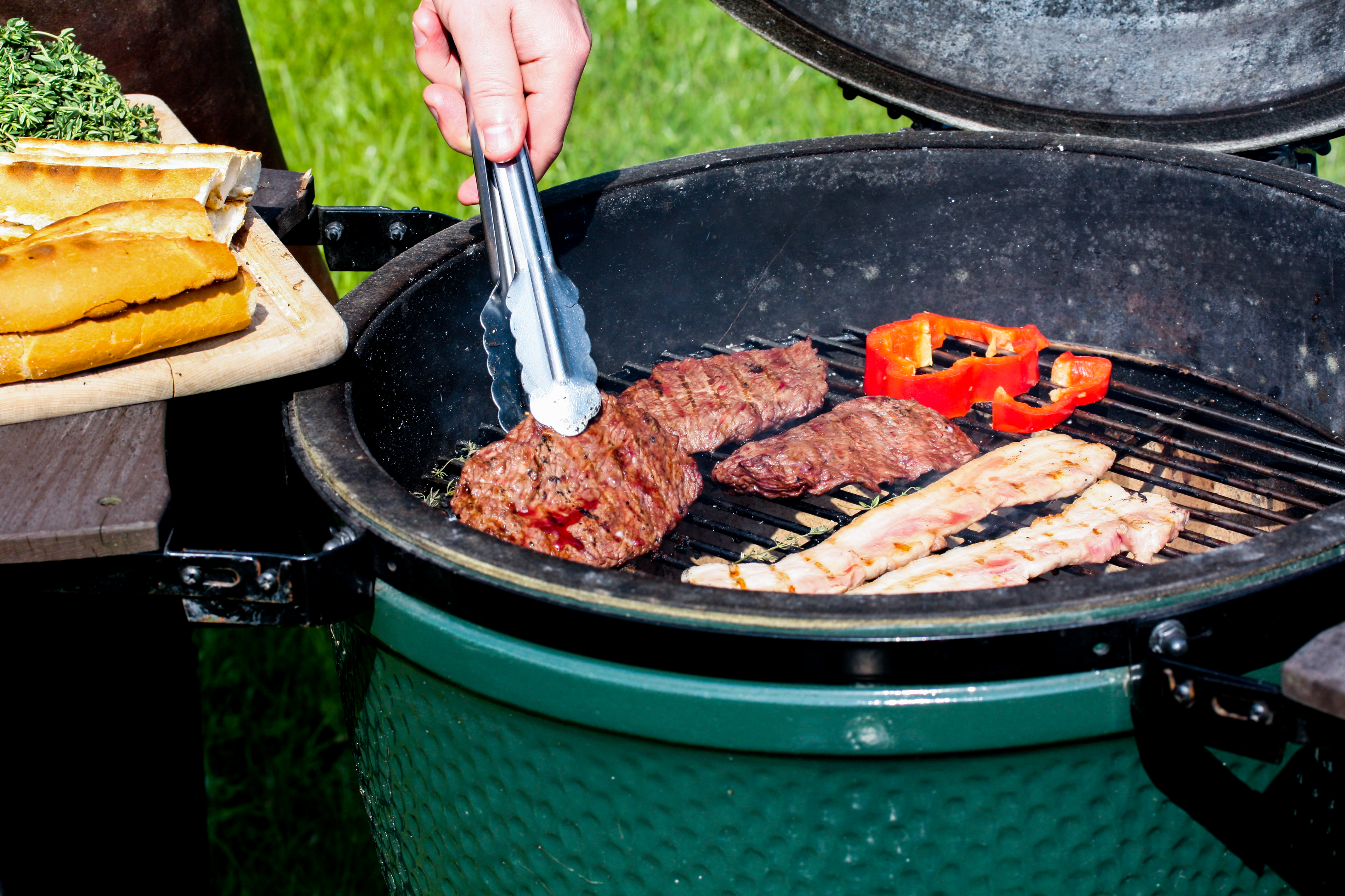vlees op de bbq