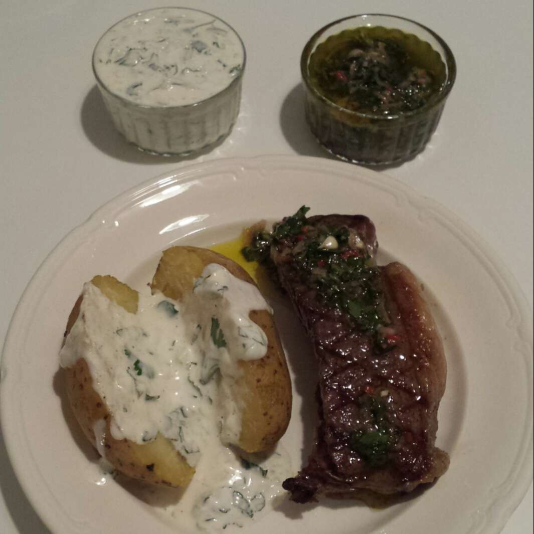 Entrecôte met chimichurri