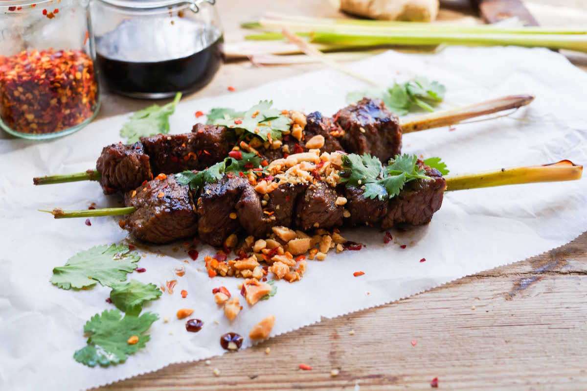 Recept rundersaté van biefstuk | gemaakt van goed vlees