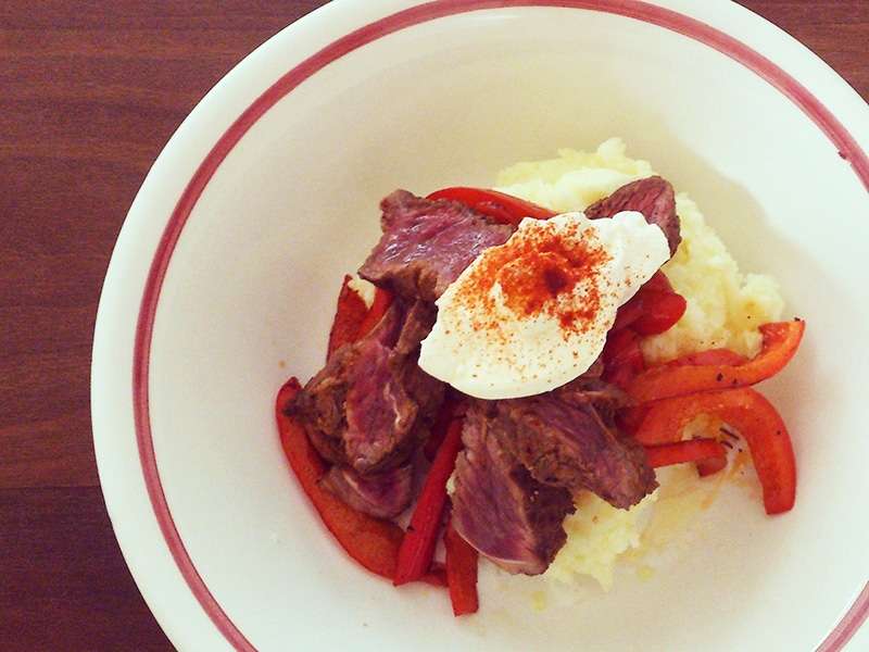 Recept entrecôte met paprika & pepers