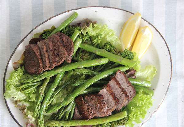 Recept salade met rosbief en groene asperges | voor en door jou